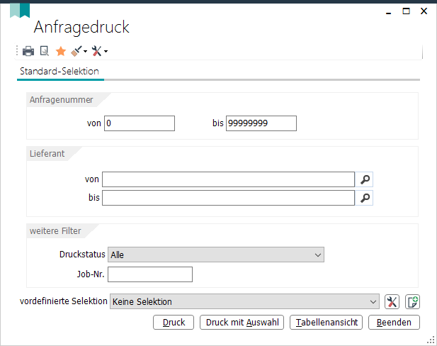 Anfragedruck