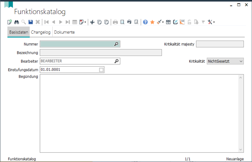 Funktionskatalog