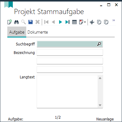Projekt Stammaufgabe