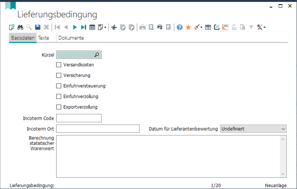 Lieferungsbedingungen