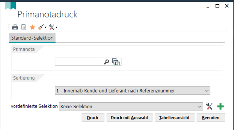 Primanotadruck